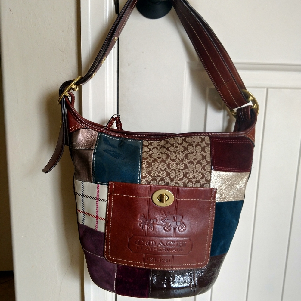 Vintage coach beeker bucket bag